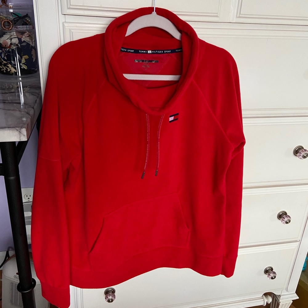 Tommy Hilfiger Sport long sleeve fleece pullover